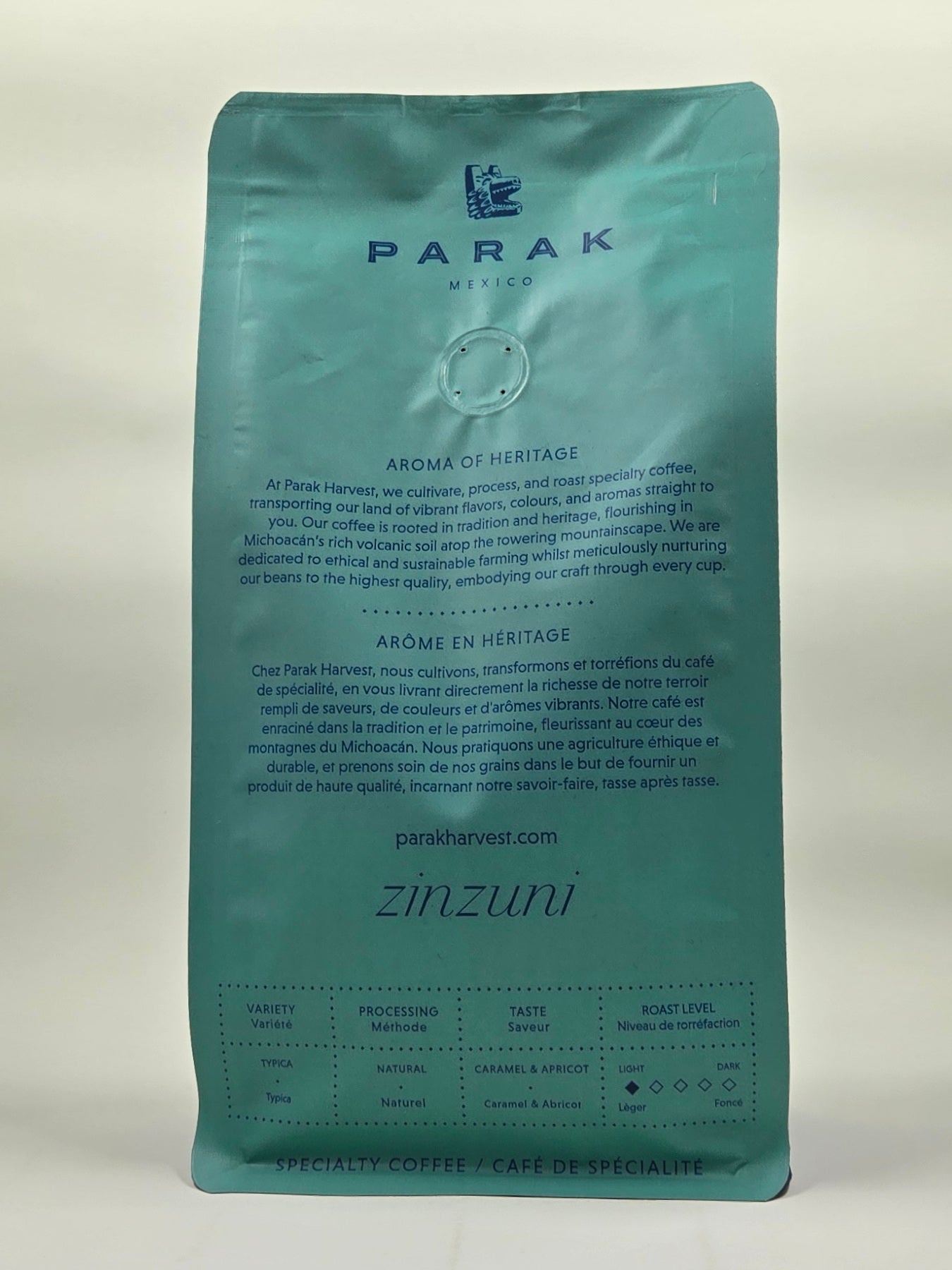 Zinzuni : Typica, procédé naturel