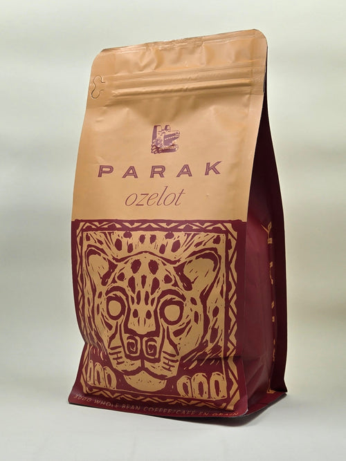 Ozelot: Typica, honey processed, medium-light roast